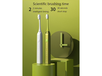 The cleaning ability of electric toothbrush is stronger because the electric toothbrush is driven by the vibration/rotation of the motor to the brush head