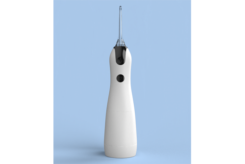 Electric water flosser to assist in cleaning teeth, in order to better care for oral health.