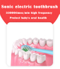 sonic toothbrushes for kids Easy operation children RECHARGEABLE ELECTRIC SONIC TOOTHBRUSH
