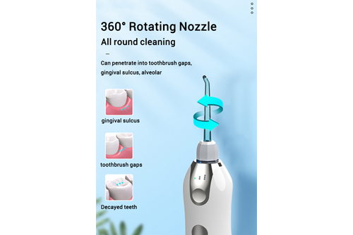 The Water Flosser is a water jet, but it has a technical content