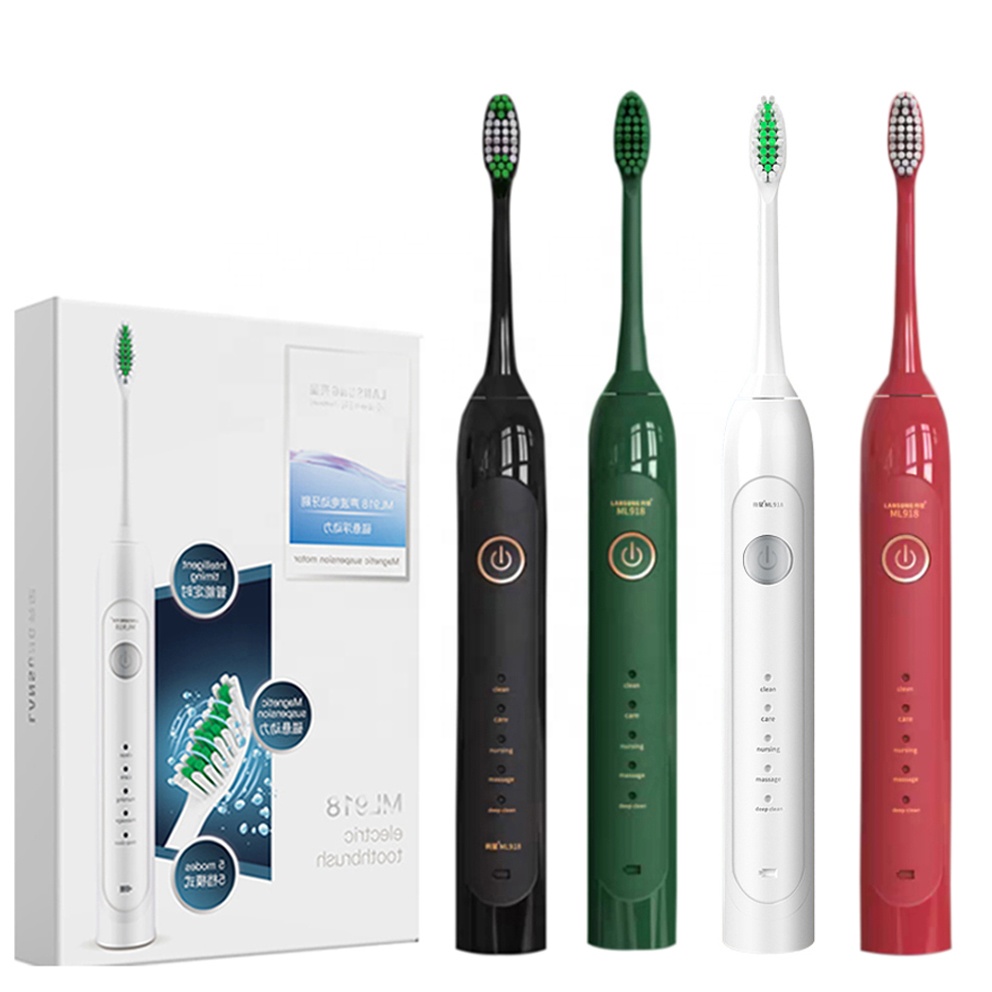 travel use sonic electronic adult toothbrush with high quality interdental toothbrush