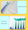 china manufacturer Factory Wholesale Sonic Electric Toothbrush with Double Brush Heads electric ultrasonic toothbrush