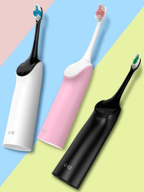 Waterproof Electric Sonic Vibration Toothbrush With Double Brush Heads toothbrush custom