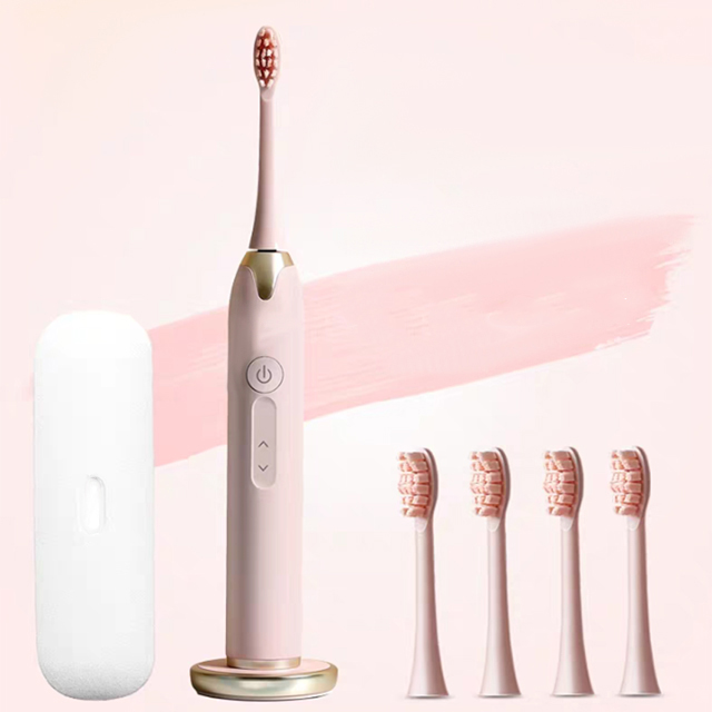Fashionable gift box rechargeable adult electric toothbrush sonic toothbrush with teeth care Baby battery powered
