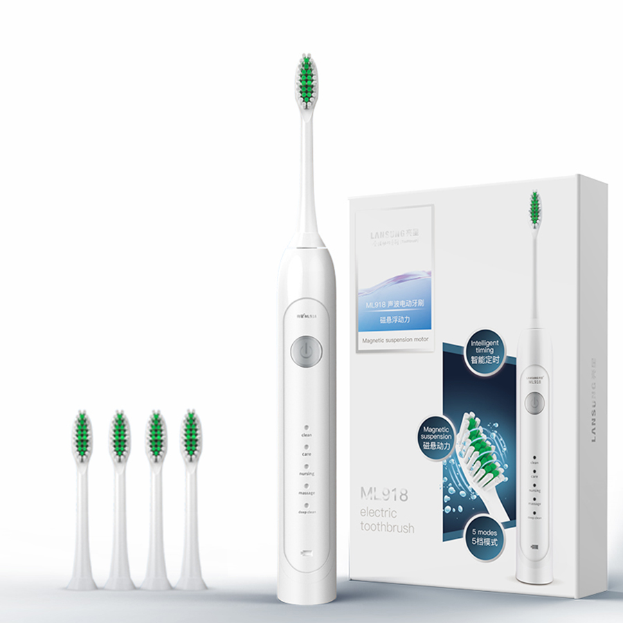 ML918 PRESSURE SENSOR sonic vibration toothbrush Adults ultrasonic vibration toothbrush