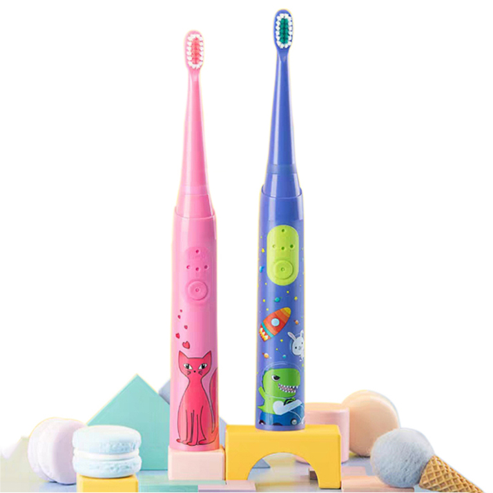 SN606 IPX7 Waterproof design ultrasonic rechargeable electric toothbrush for kids