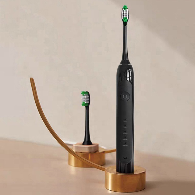 Factory Direct High Quality Massage Clean Teeth Sonic Toothbrush Black